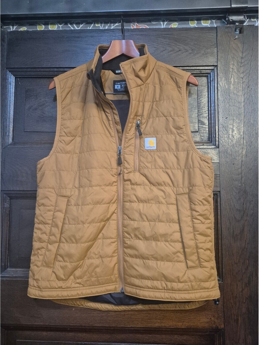 Carhartt Men's Gilliam Vest Carhartt Brown Size Medium M